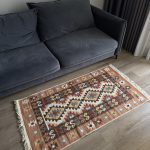 Бавовняний двосторонній килим у етнічному стилі LM 02 MULTY