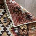 Бавовняний двосторонній килим у етнічному стилі LM 02 MULTY