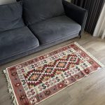 Бавовняний двосторонній килим у етнічному стилі LM 02 MULTY