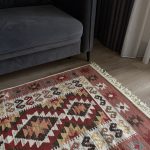 Бавовняний двосторонній килим у етнічному стилі LM 02 MULTY