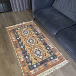 Бавовняний двосторонній килим у етнічному стилі LM 01 MULTY