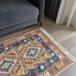 Бавовняний двосторонній килим у етнічному стилі LM 01 MULTY