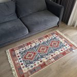 Бавовняний двосторонній килим у етнічному стилі LM 01 MULTY