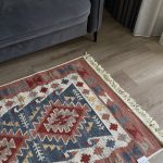 Бавовняний двосторонній килим у етнічному стилі LM 01 MULTY