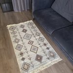 Бавовняний двосторонній килим AM 002 GREY