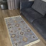 Бавовняний двосторонній килим AM 002 GREY