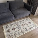 Бавовняний двосторонній килим AM 002 GREY