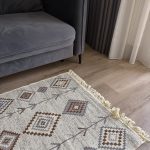 Бавовняний двосторонній килим AM 002 GREY