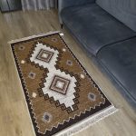 Бавовняний двосторонній килим у етнічному стилі LM 03 NATURAL