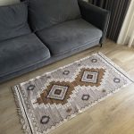 Бавовняний двосторонній килим у етнічному стилі LM 03 NATURAL