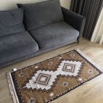 Бавовняний двосторонній килим у етнічному стилі LM 03 NATURAL