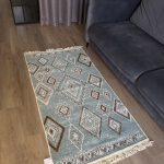 Бавовняний двосторонній килим AM 001 BEIGE AQUA