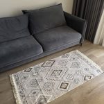 Бавовняний двосторонній килим AM 001 BEIGE AQUA