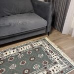 Бавовняний двосторонній килим AM 006 GREEN RED