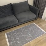 Бавовняний двосторонній килим AB 05 BEIGE PINK