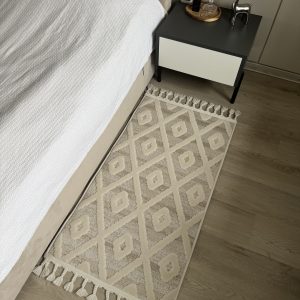 Рельєфна модель з середнім ворсом DOLCHE 3299A BEIGE / CREAM