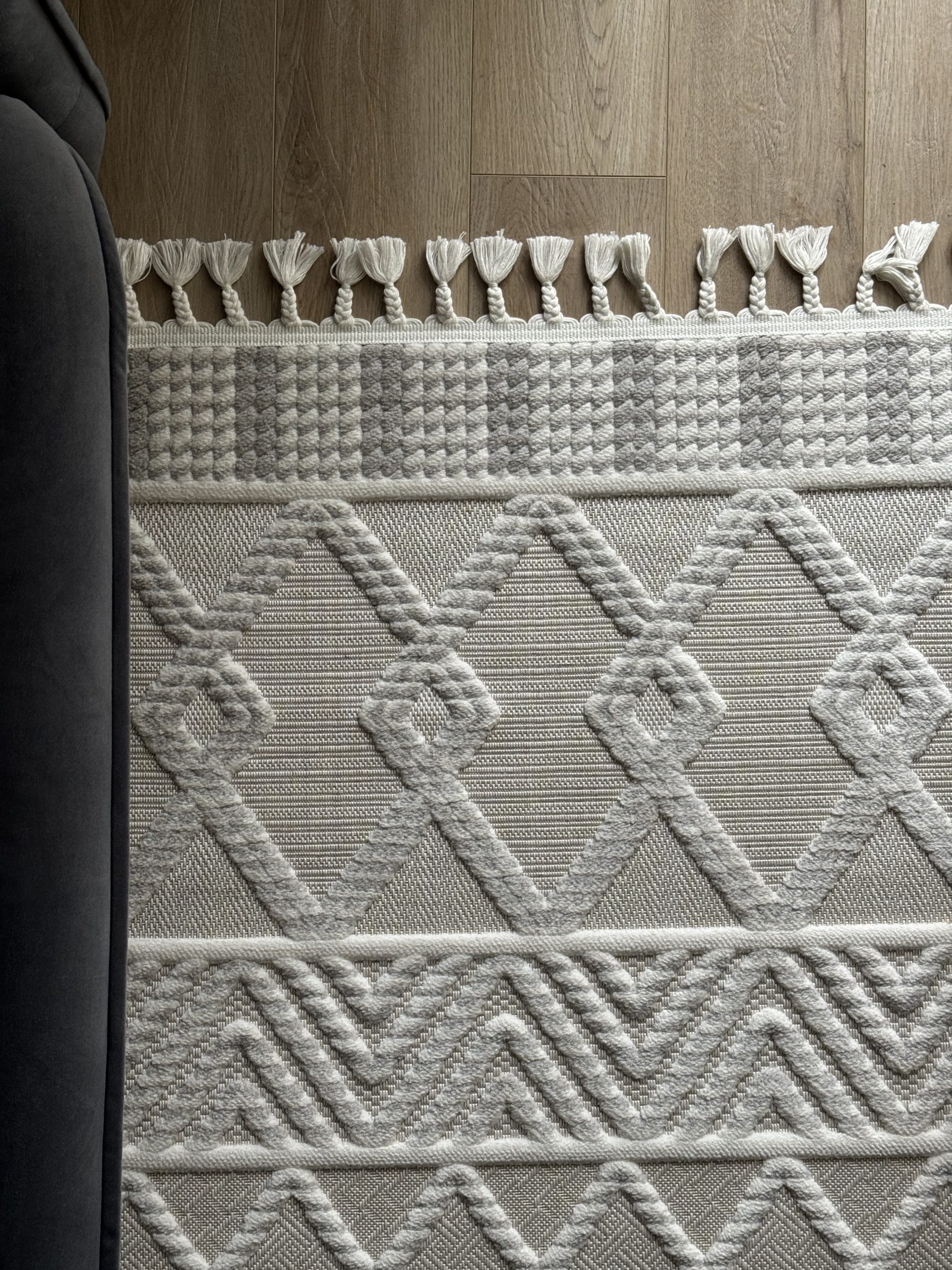 Рельєфна модель з середнім ворсом 3298A CREAM L.GREY