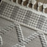 Рельєфна модель з середнім ворсом 3298A CREAM L.GREY