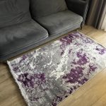 Рельєфна модель з середнім ворсом MODA 4591A LILAC/L.GREY