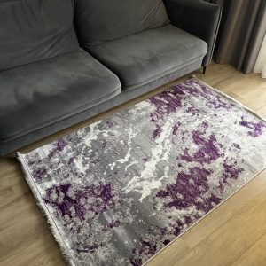 Рельєфна модель з середнім ворсом MODA 4591A LILAC/L.GREY