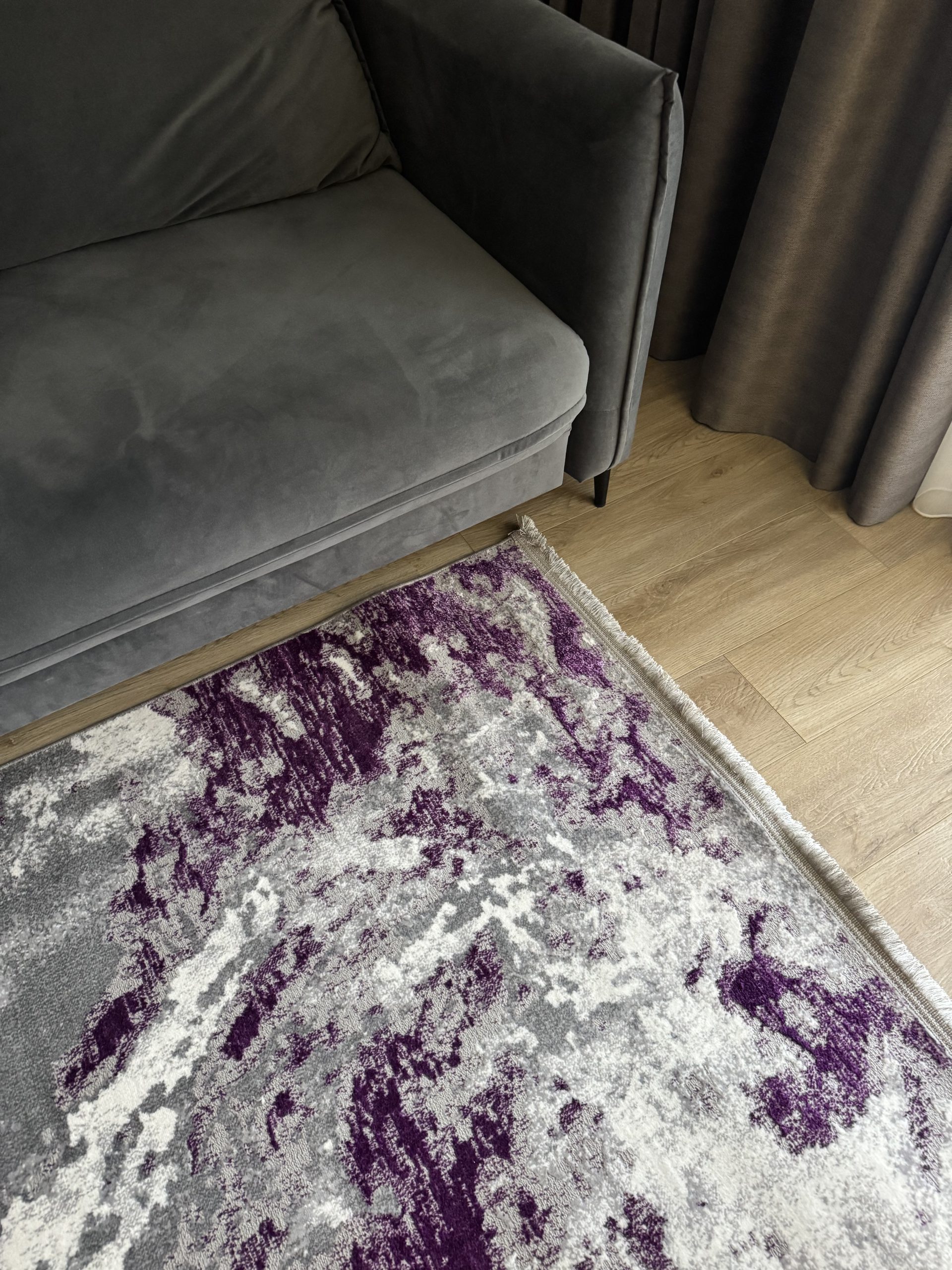 Рельєфна модель з середнім ворсом MODA 4591A LILAC/L.GREY