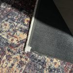 Безворсовий антиковзаючий килим з шенілу “Імперський Бордо”