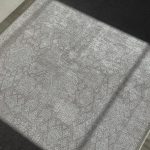 Безворсовий антиковзаючий килим з шенілу “Вишуканий орнамент”