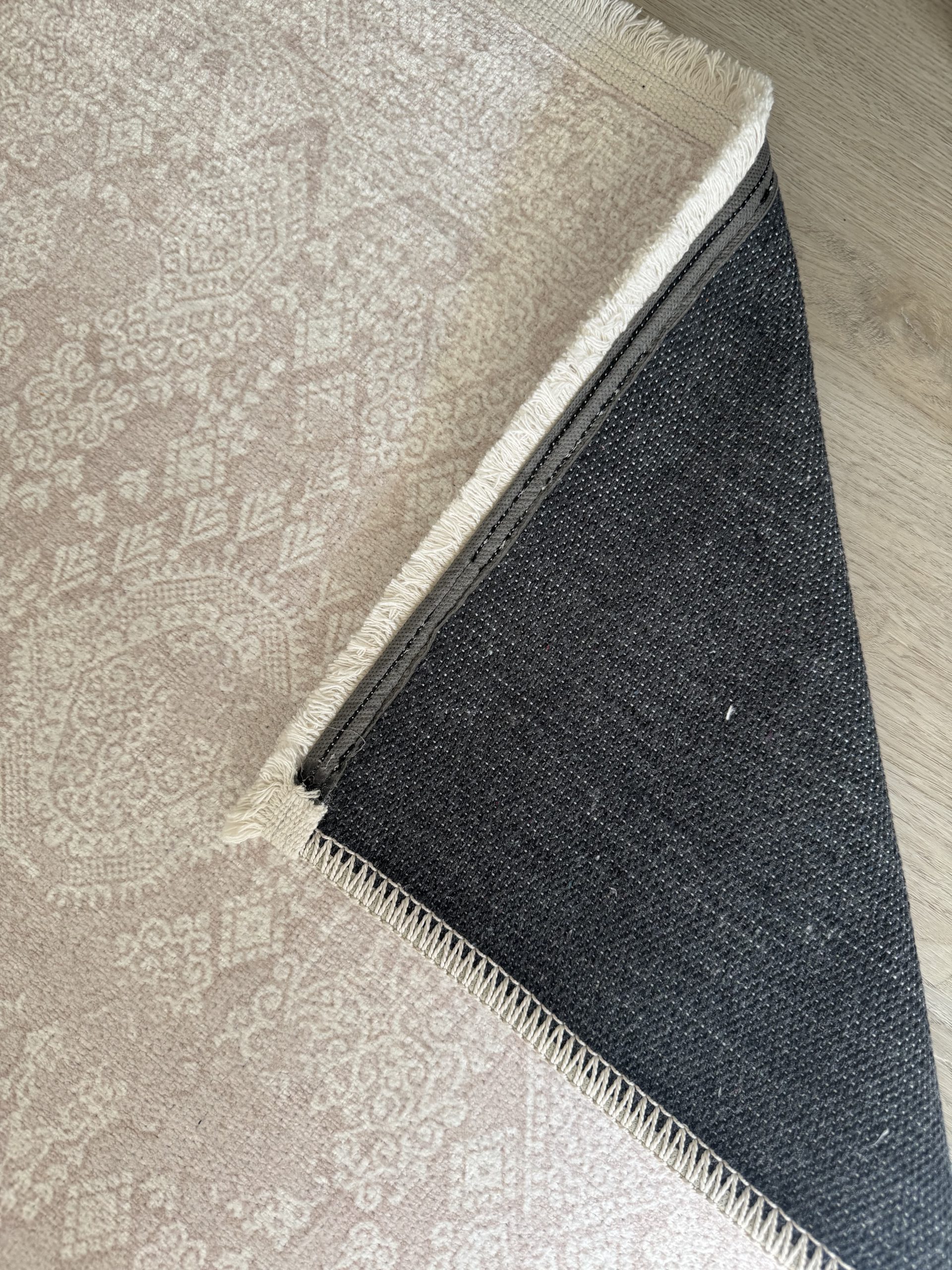 Безворсовий антиковзаючий килим з шенілу “Вишуканий орнамент”