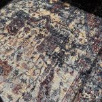 Безворсовий антиковзаючий килим з шенілу “Імперський Бордо”