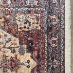 Безворсовий антиковзаючий килим з шенілу “Імперський Бордо”