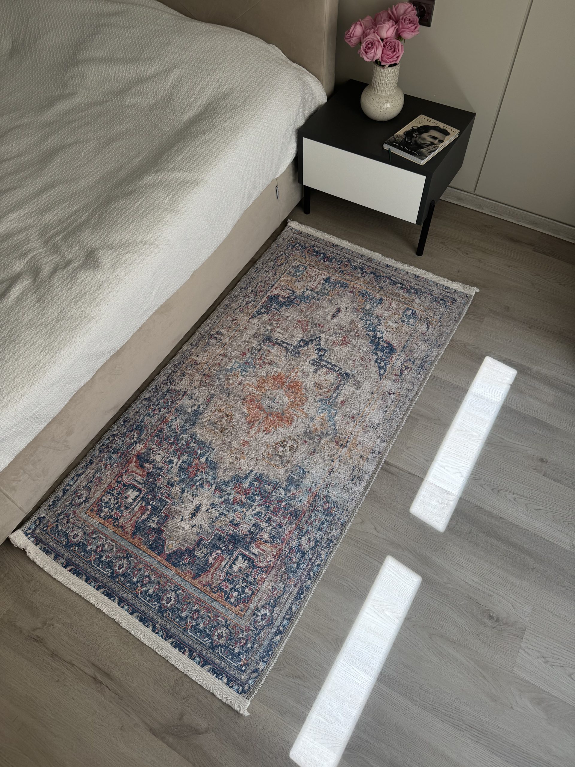 Безворсовий антиковзаючий килим з шенілу “Морська Сага”