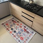 Безворсовий антиковзаючий килим з шенілу “Квіткова Мозаїка”