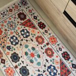 Безворсовий антиковзаючий килим з шенілу “Квіткова Мозаїка”
