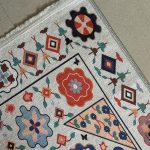 Безворсовий антиковзаючий килим з шенілу “Квіткова Мозаїка”