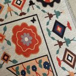 Безворсовий антиковзаючий килим з шенілу “Квіткова Мозаїка”