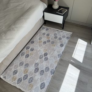 Безворсовий антиковзаючий килим з шенілу "Осіннє листя"