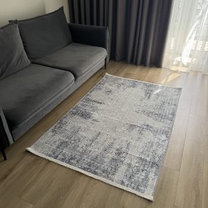 Безворсовий антиковзаючий килим з шенілу "Морська імла"