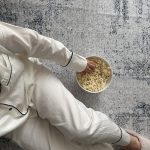 Безворсовий антиковзаючий килим з шенілу “Морська імла”