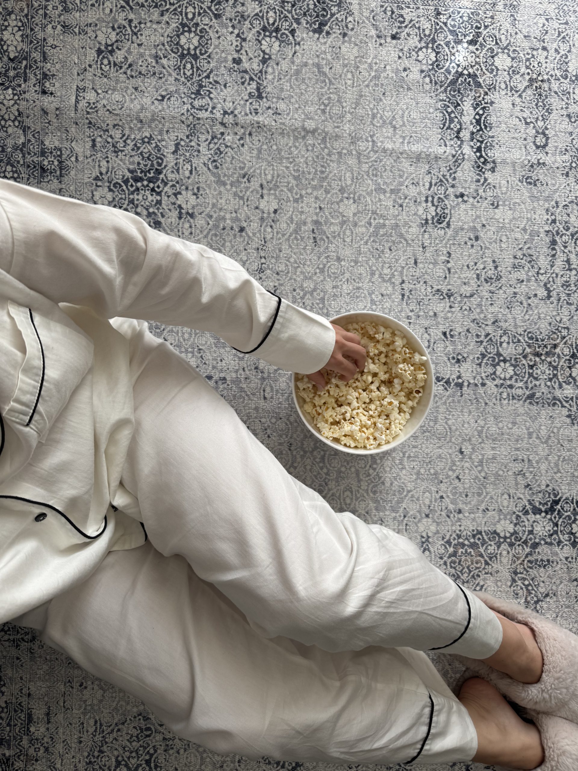 Безворсовий антиковзаючий килим з шенілу “Морська імла”