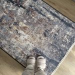 Безворсовий антиковзаючий килим з шенілу “Абстракція”