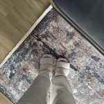 Безворсовий антиковзаючий килим з шенілу “Абстракція”