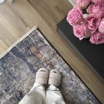 Безворсовий антиковзаючий килим з шенілу “Абстракція”