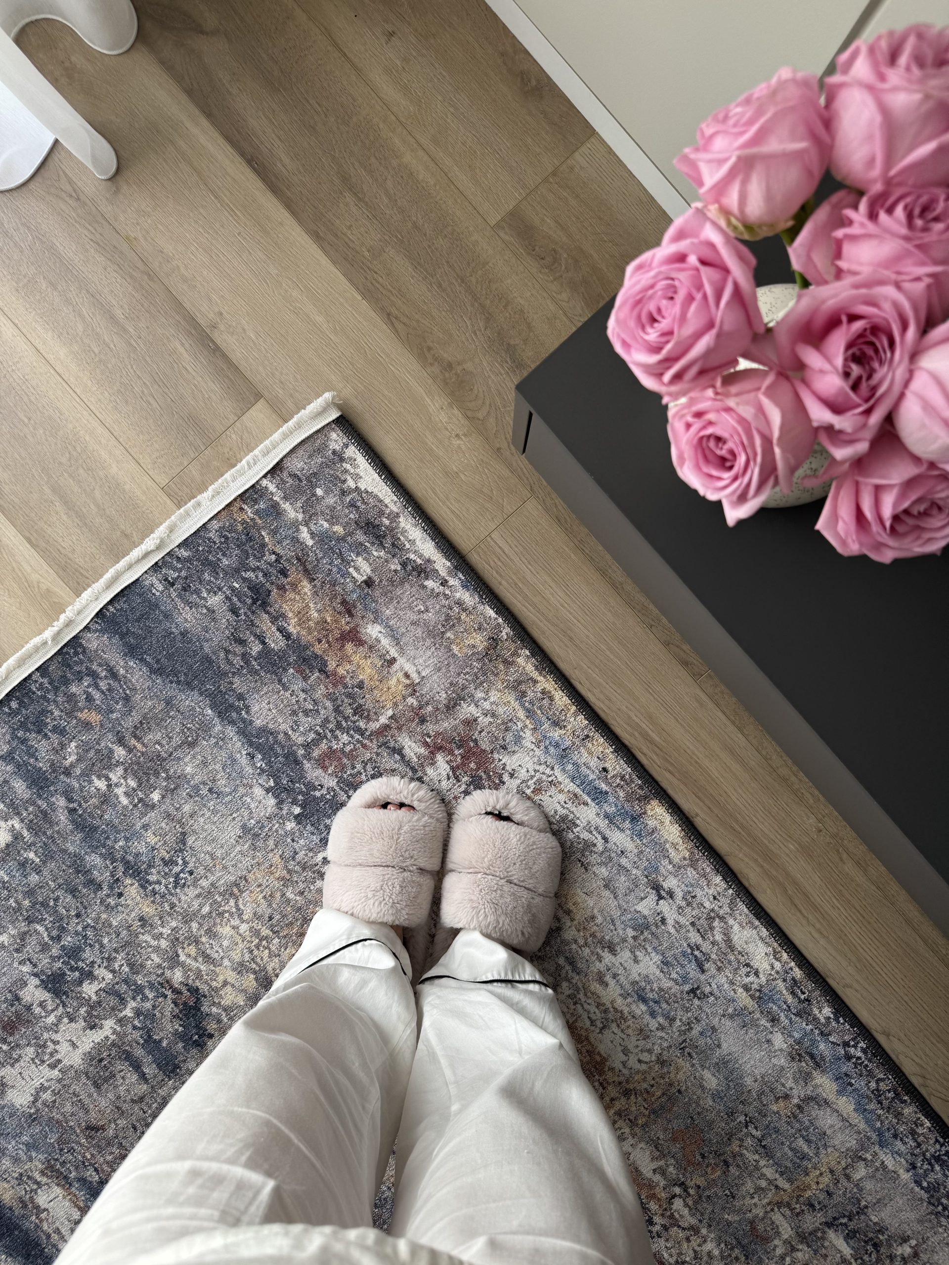 Безворсовий антиковзаючий килим з шенілу “Абстракція”