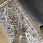 Безворсовий антиковзаючий килим з шенілу “Венеційська палітра”