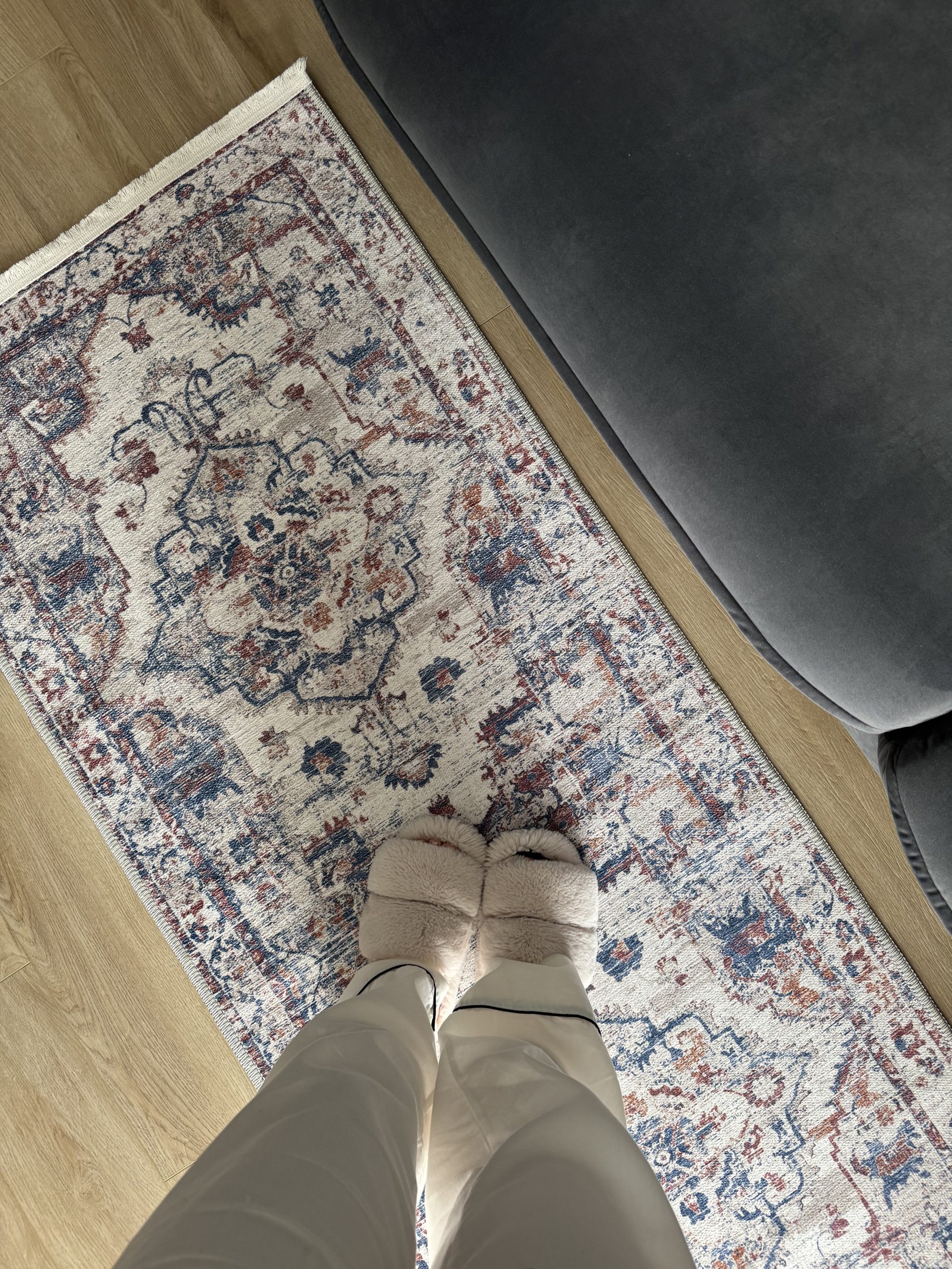 Безворсовий антиковзаючий килим з шенілу “Венеційська палітра”