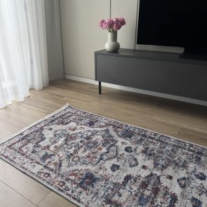 Безворсовий антиковзаючий килим з шенілу "Венеційська палітра"