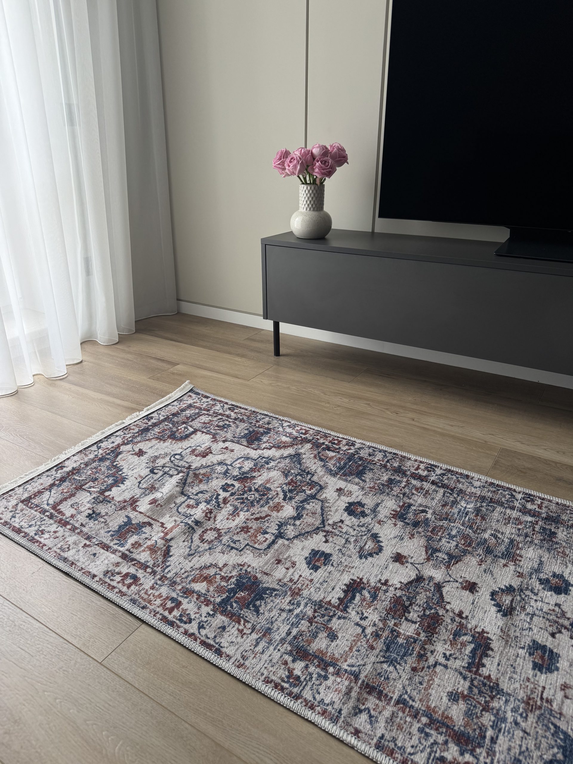 Безворсовий антиковзаючий килим з шенілу “Венеційська палітра”