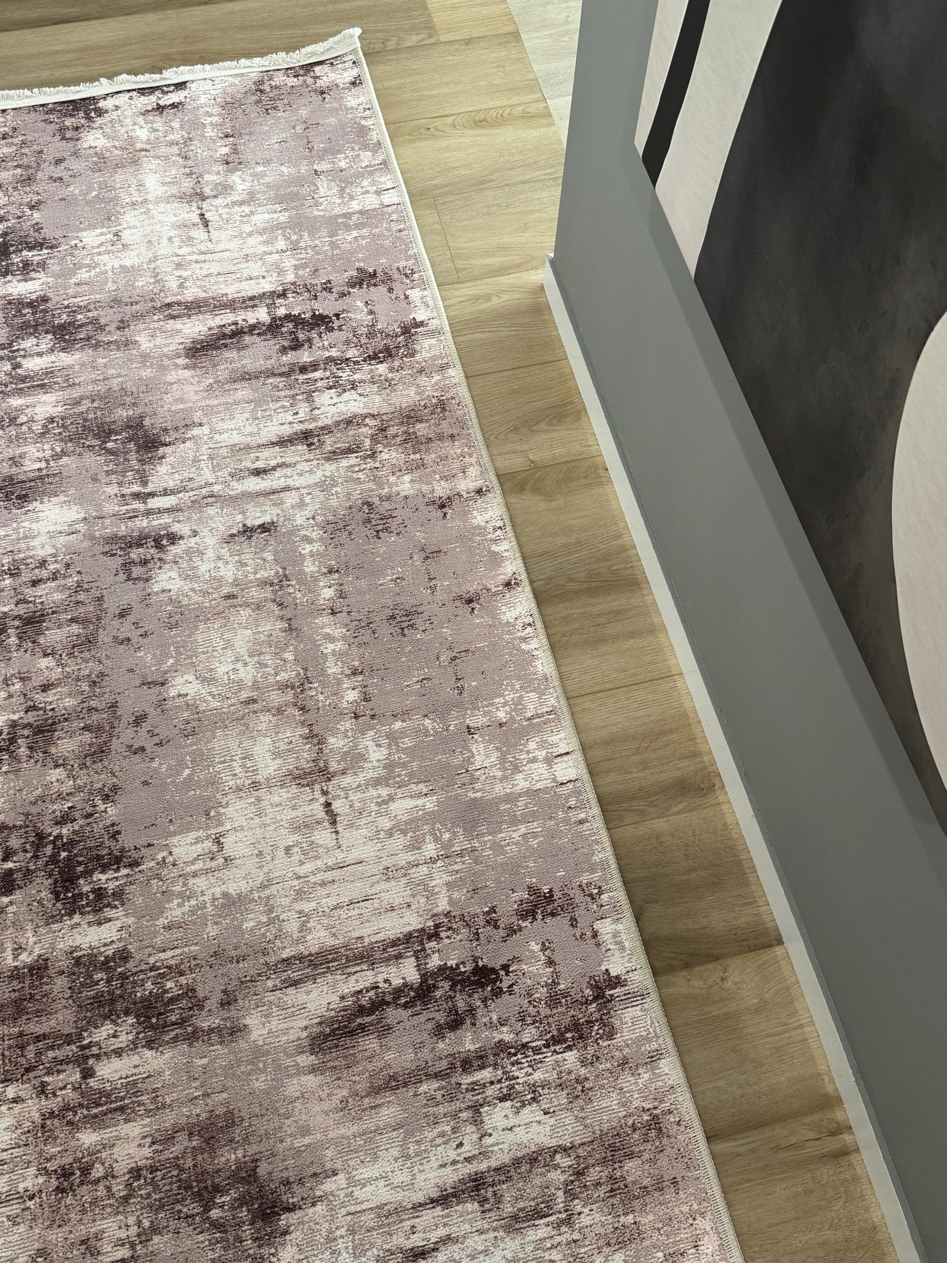 Безворсовий антиковзаючий килим з шенілу “Акварель”