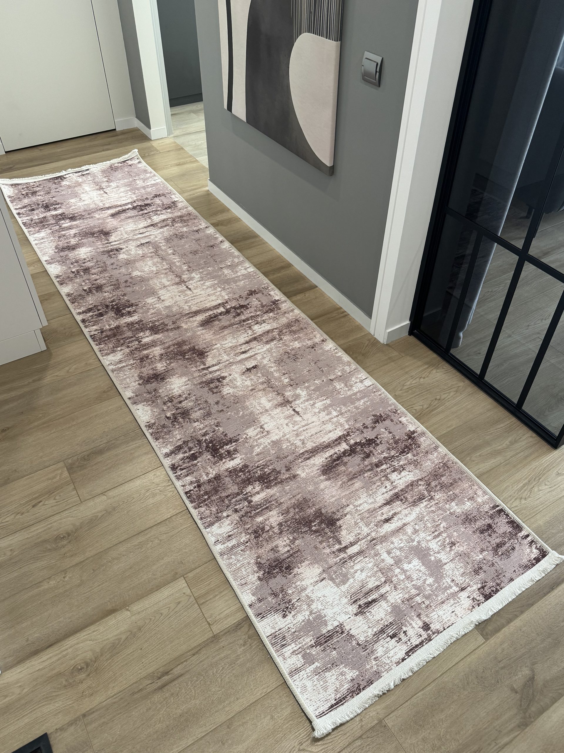 Безворсовий антиковзаючий килим з шенілу “Акварель”