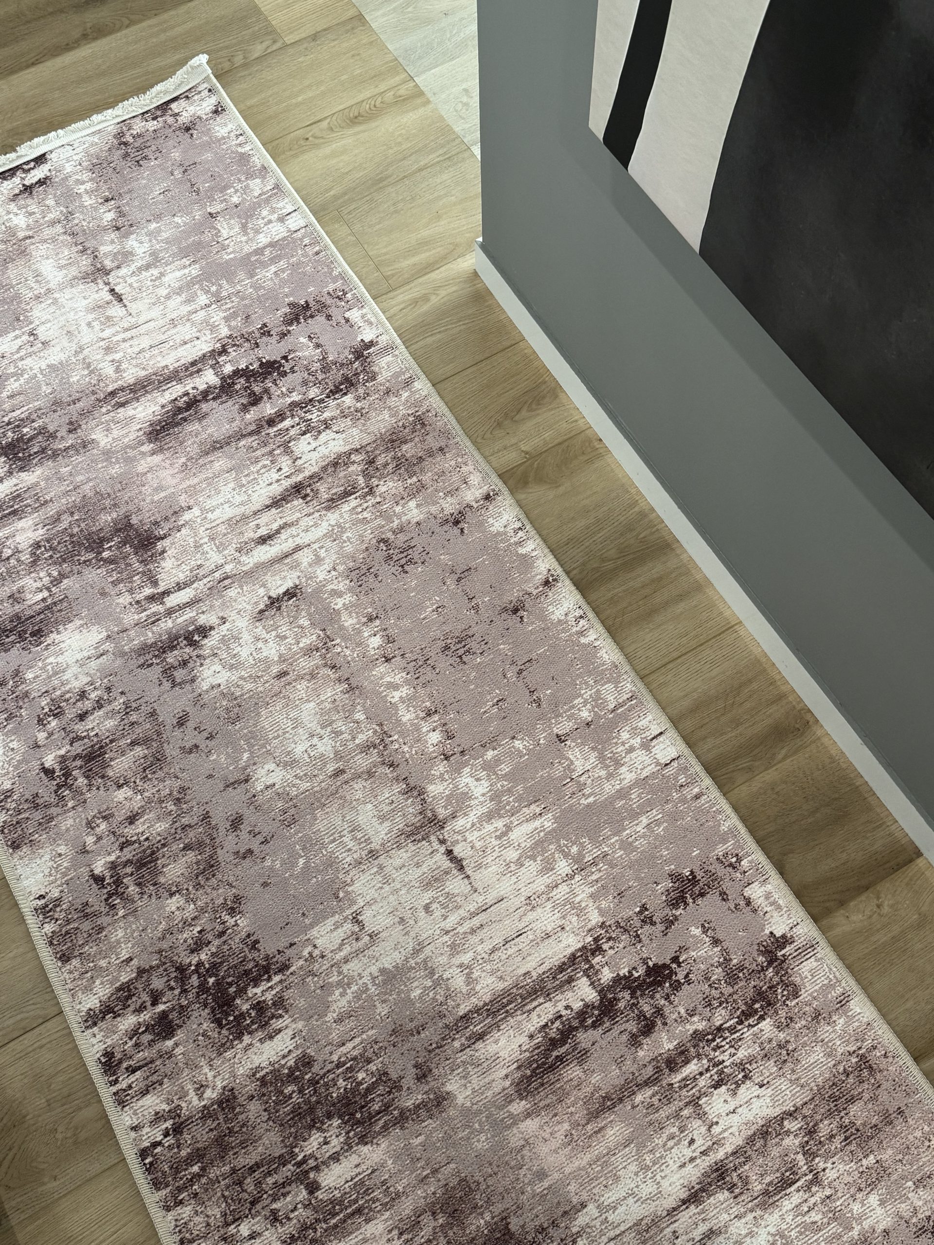 Безворсовий антиковзаючий килим з шенілу “Акварель”